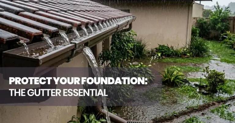 Protect Your Foundation: The Gutter Essential